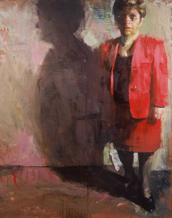 THE RED TAGIER  MY MOTHER 155X131 2002