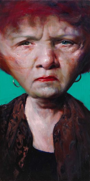 old woman 60x30
